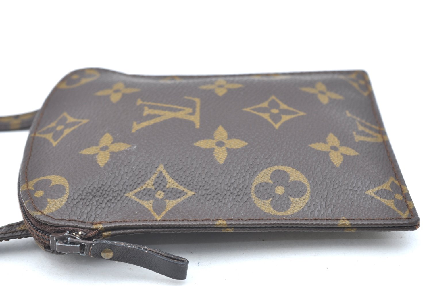 Authentic Louis Vuitton Monogram Pochette Secret M45484 Shoulder Bag Pouch K5835