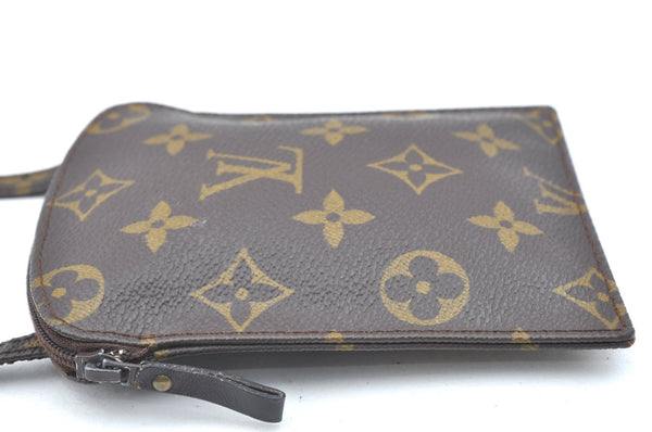 Authentic Louis Vuitton Monogram Pochette Secret M45484 Shoulder Bag Pouch K5835