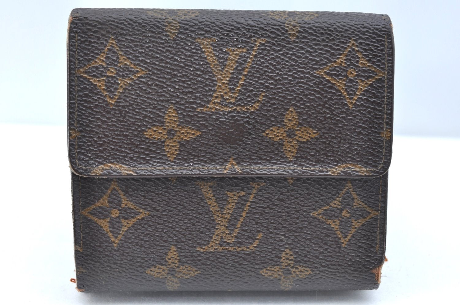 Authentic Louis Vuitton Monogram M61652 Porte Monnaie Billet Carte Credit K5840