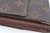 Authentic Louis Vuitton Monogram M61652 Porte Monnaie Billet Carte Credit K5840