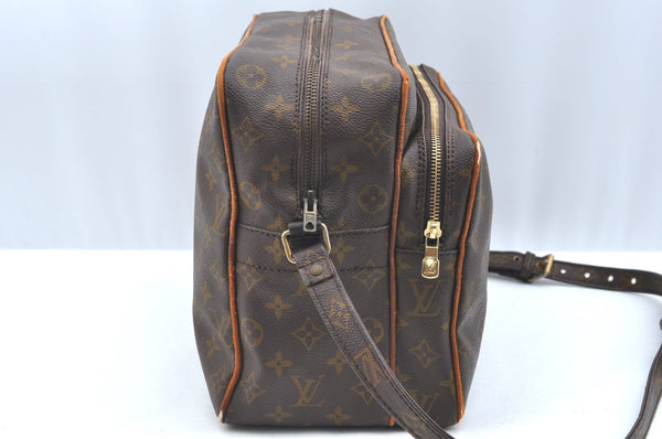 Authentic Louis Vuitton Monogram Nile 34 Shoulder Cross Body Bag Old Model K5842