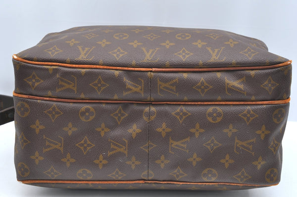 Authentic Louis Vuitton Monogram Nile 34 Shoulder Cross Body Bag Old Model K5842