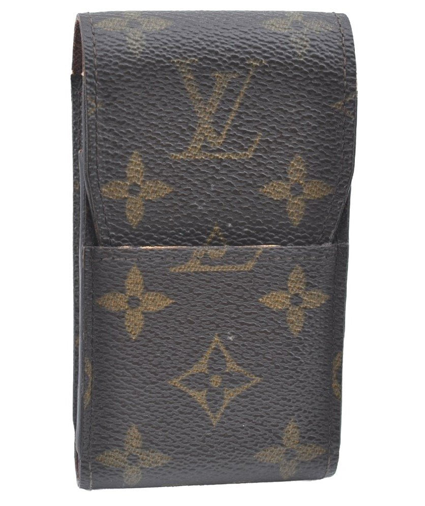 Authentic Louis Vuitton Monogram Etui Cigarette Case M63024 LV K5844
