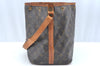 Authentic Louis Vuitton Monogram Petit Noe M42226 Shoulder Drawstring Bag K5845