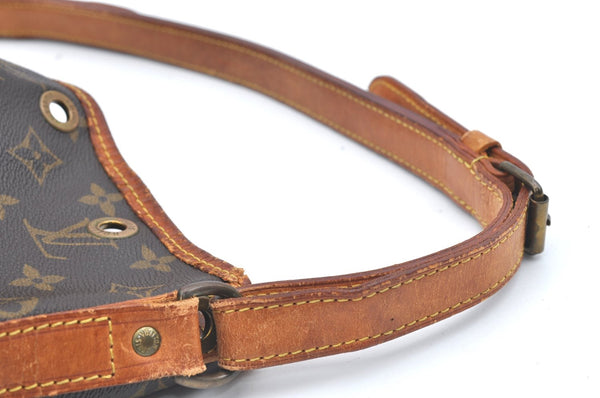 Authentic Louis Vuitton Monogram Petit Noe M42226 Shoulder Drawstring Bag K5845