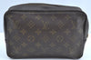 Auth Louis Vuitton Monogram Trousse Toilette 23 Clutch Bag M47524 LV Junk K5846