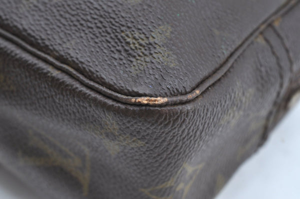 Auth Louis Vuitton Monogram Trousse Toilette 23 Clutch Bag M47524 LV Junk K5846