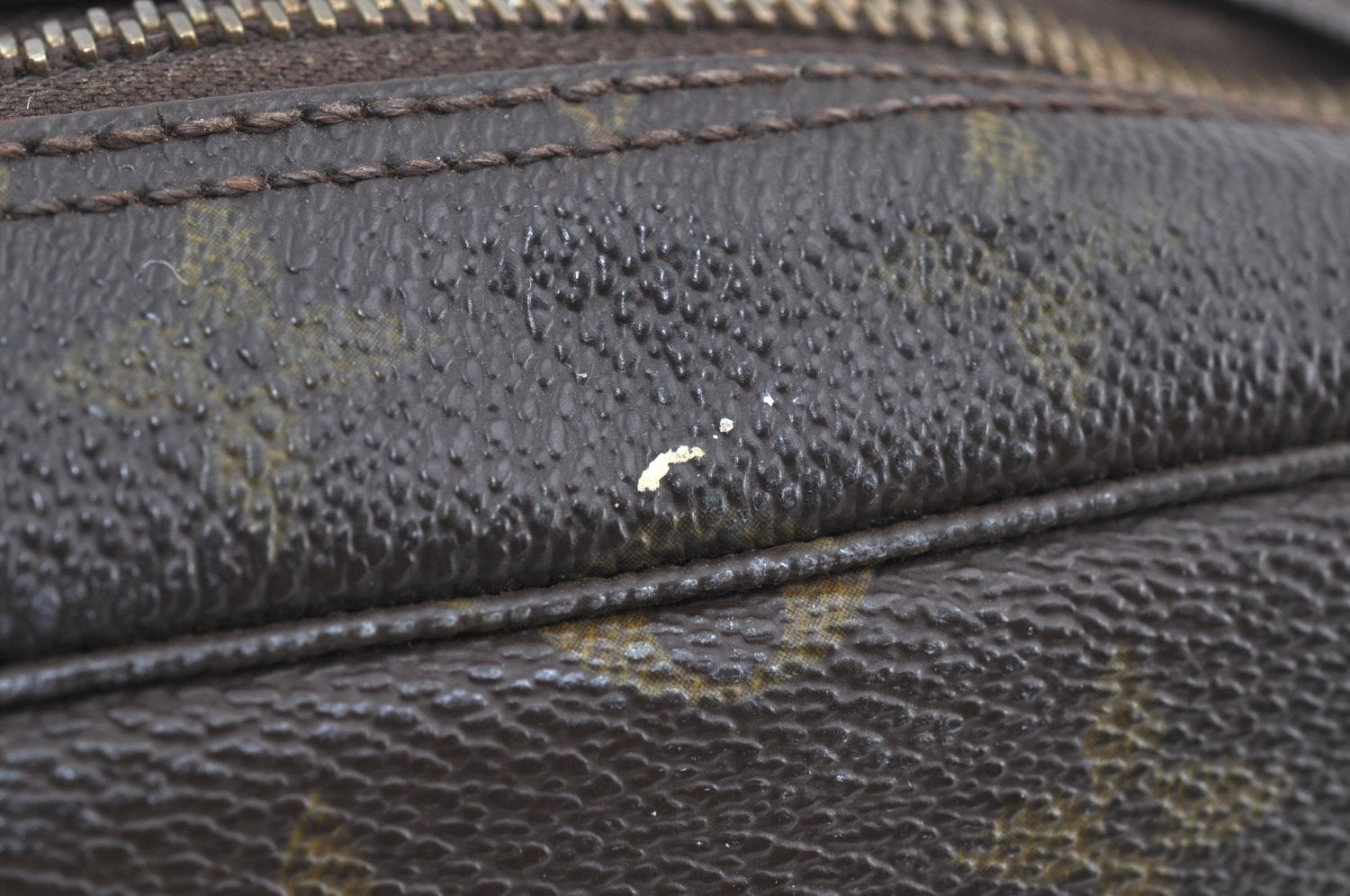 Auth Louis Vuitton Monogram Trousse Toilette 23 Clutch Bag M47524 LV Junk K5846