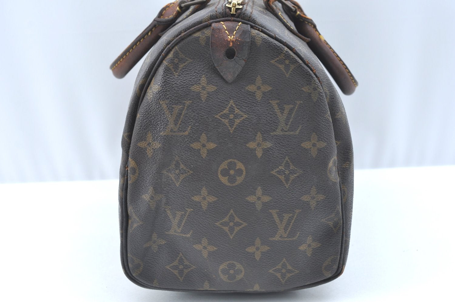 Authentic Louis Vuitton Monogram Speedy 30 Hand Boston Bag M41526 LV K5850