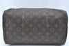 Authentic Louis Vuitton Monogram Speedy 30 Hand Boston Bag M41526 LV K5850