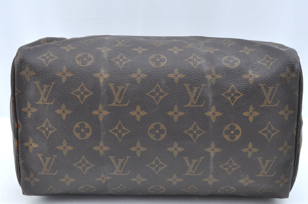 Authentic Louis Vuitton Monogram Speedy 30 Hand Boston Bag M41526 LV K5850