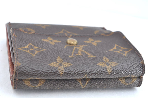 Authentic Louis Vuitton Monogram M61652 Porte Monnaie Billet Carte Credit K5851