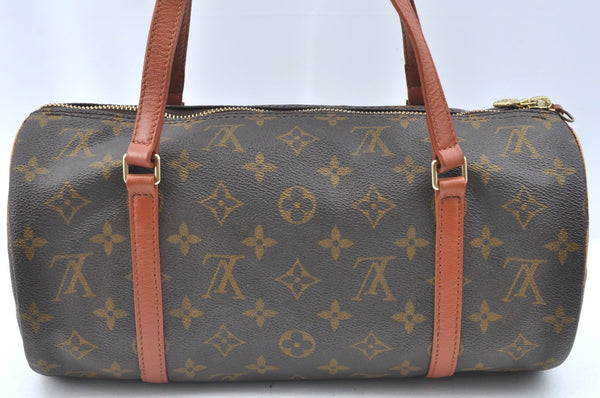 Authentic Louis Vuitton Monogram Papillon 30 Hand Bag Old Model LV K5854