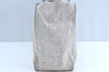 Authentic CHANEL New Travel Line Shoulder Tote Bag Nylon Leather Silver K5859