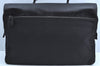 Authentic PRADA Vintage Nylon Tessuto Leather Business Bag Black K5861