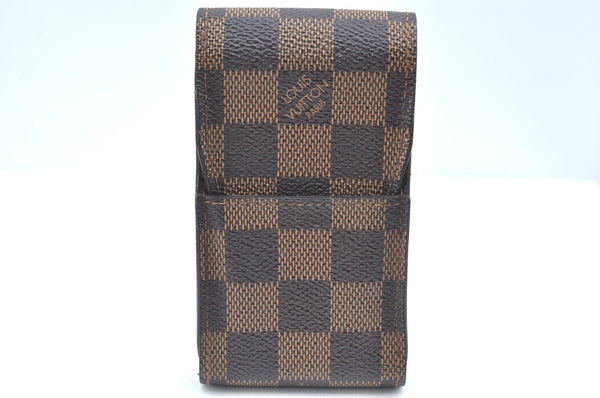 Authentic Louis Vuitton Damier Etui Cigarette Case N63024 LV K5862