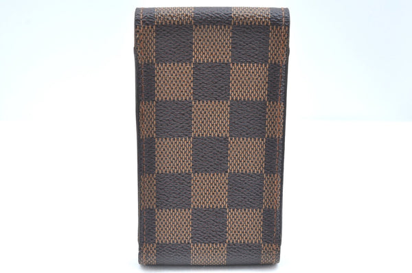Authentic Louis Vuitton Damier Etui Cigarette Case N63024 LV K5862