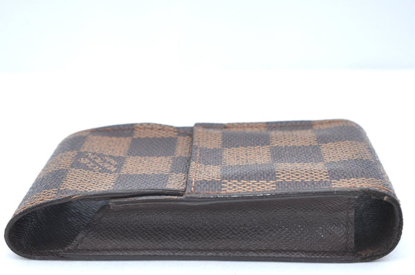 Authentic Louis Vuitton Damier Etui Cigarette Case N63024 LV K5862