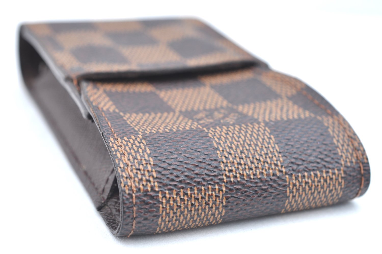 Authentic Louis Vuitton Damier Etui Cigarette Case N63024 LV K5862