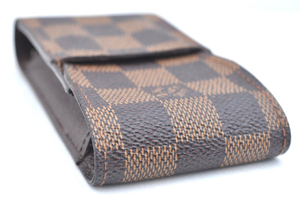 Authentic Louis Vuitton Damier Etui Cigarette Case N63024 LV K5862