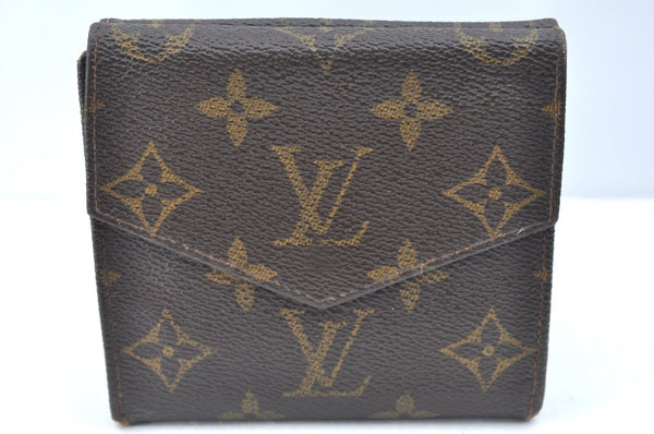Authentic Louis Vuitton Monogram Porte Monnaie Billets Wallet M61660 LV K5869