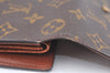 Authentic Louis Vuitton Monogram Porte Tresor International M61215 Wallet K5870