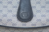 Authentic GUCCI Micro GG PVC Leather Shoulder Cross Body Bag Navy Blue K5871