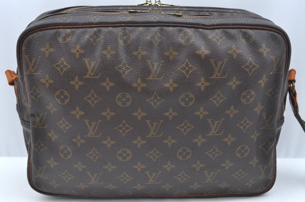 Auth Louis Vuitton Monogram Reporter GM Shoulder Cross Bag M45252 LV Junk K5872
