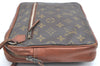 Authentic Louis Vuitton Monogram Pochette Sport Clutch Bag Old Model Junk K5878