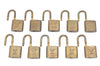 Authentic Louis Vuitton Padlock Gold 10Set LV K5882