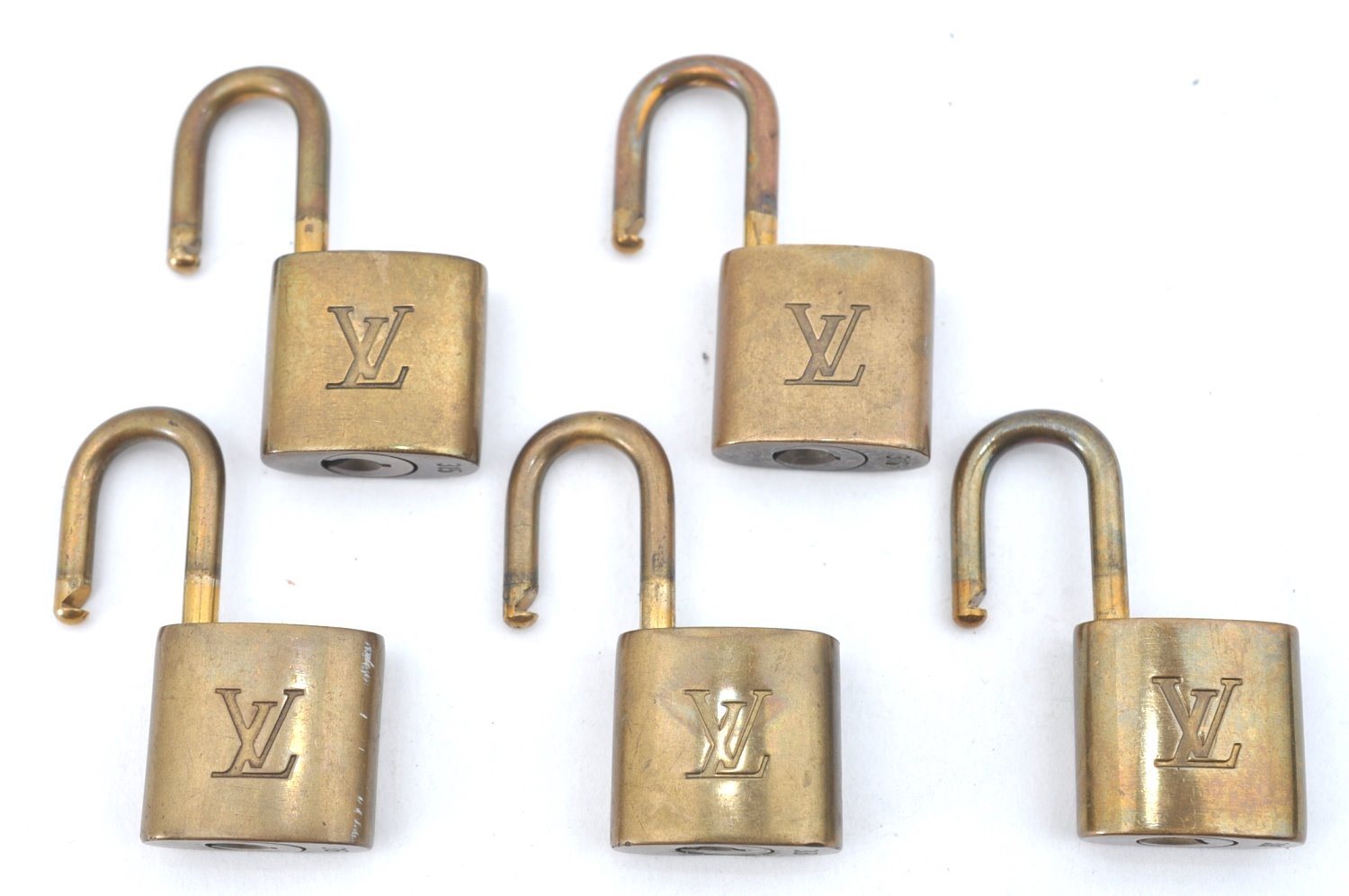 Authentic Louis Vuitton Padlock Gold 10Set LV K5882