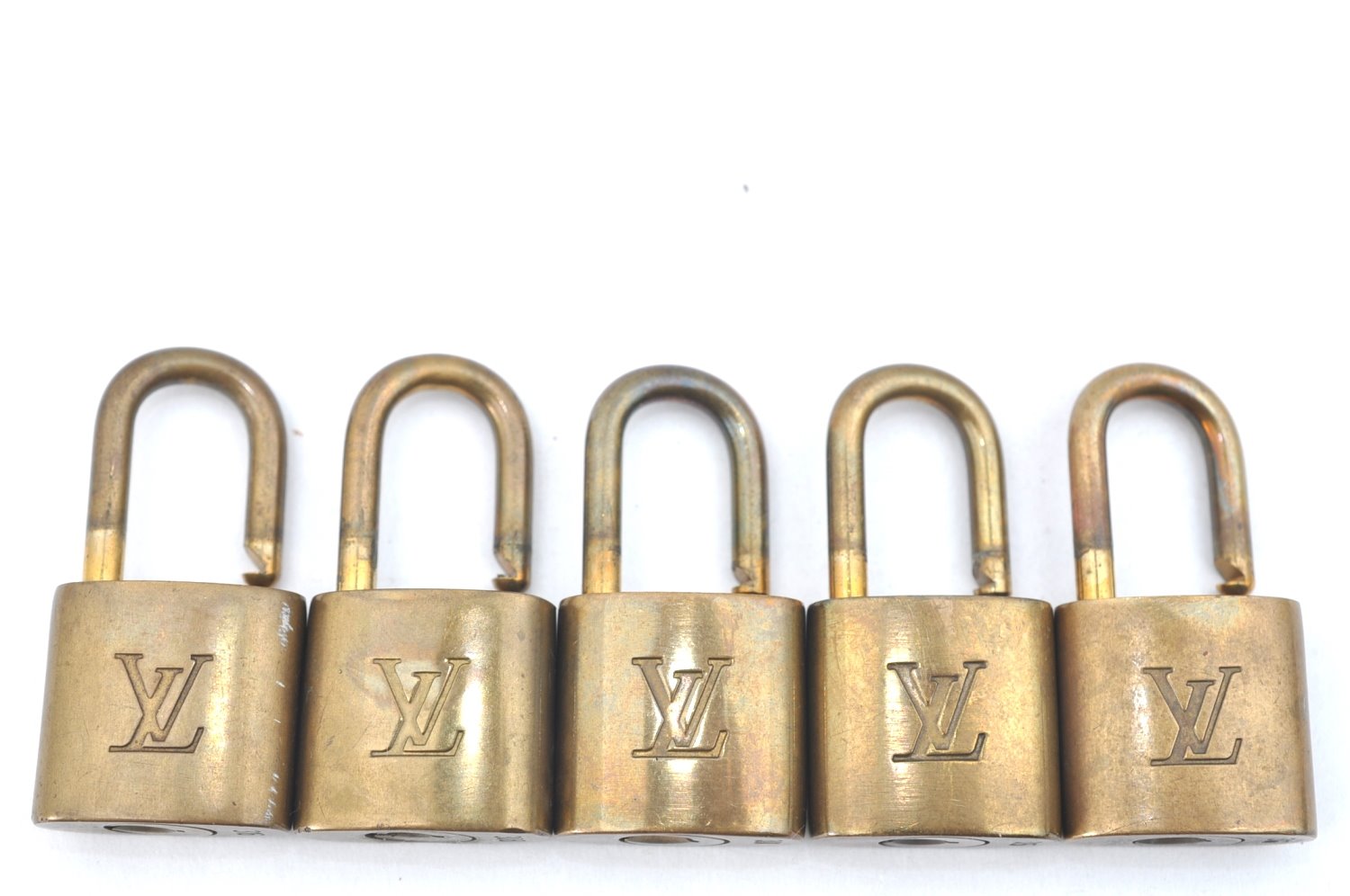 Authentic Louis Vuitton Padlock Gold 10Set LV K5882