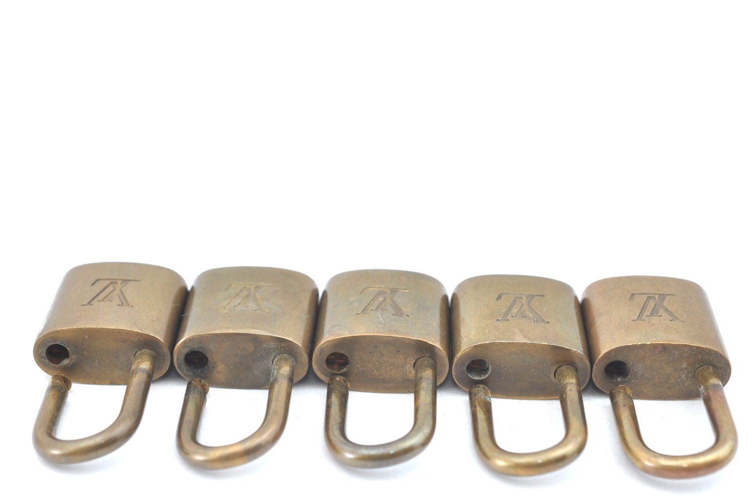 Authentic Louis Vuitton Padlock Gold 10Set LV K5882