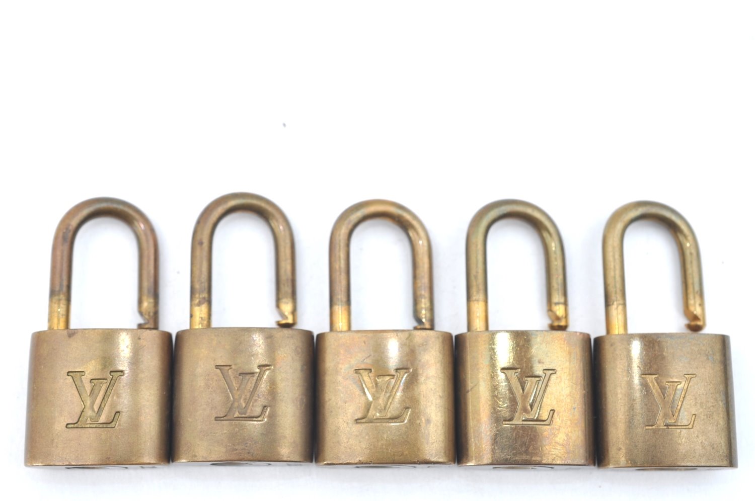 Authentic Louis Vuitton Padlock Gold 10Set LV K5882