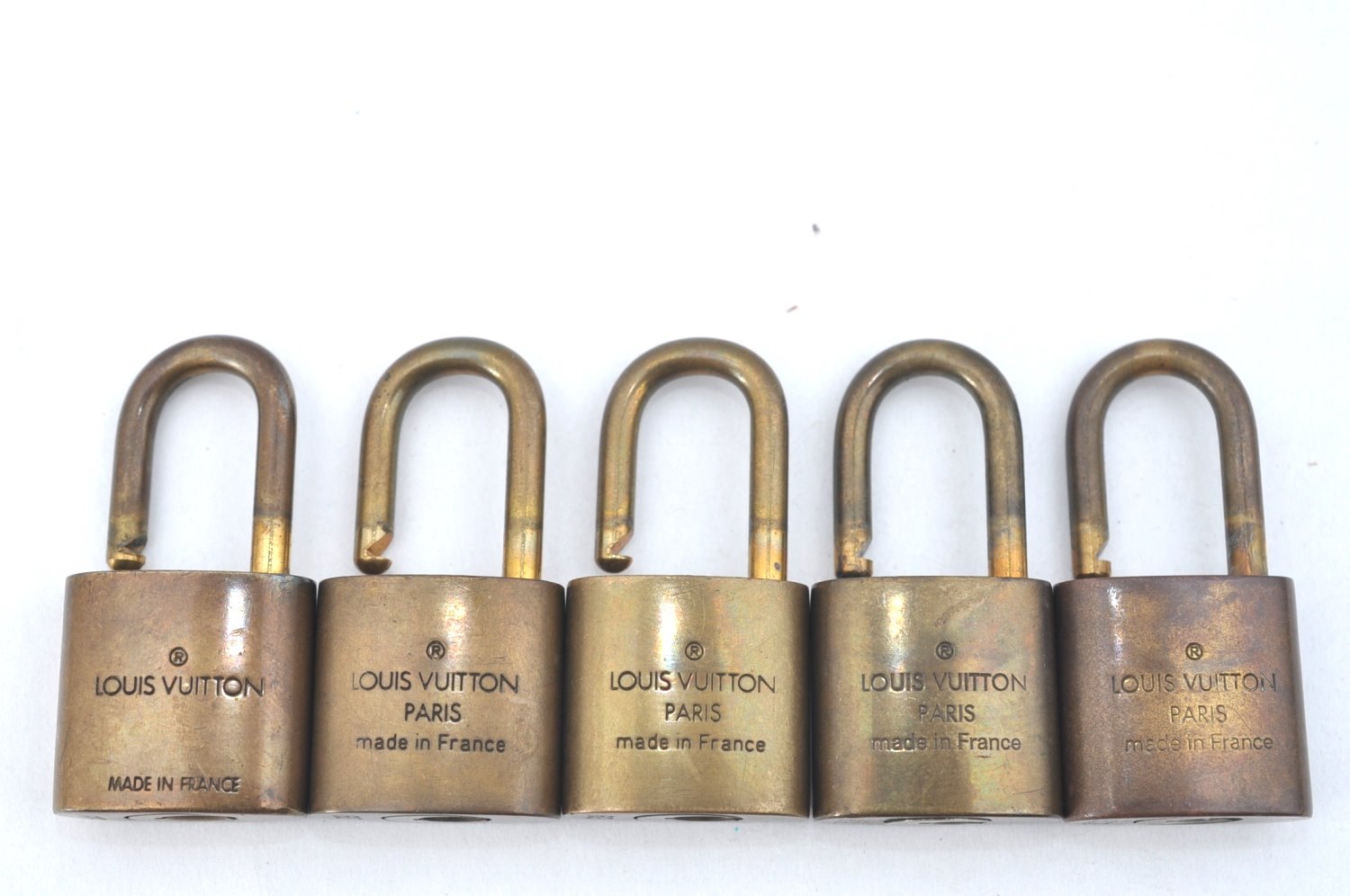 Authentic Louis Vuitton Padlock Gold 10Set LV K5883