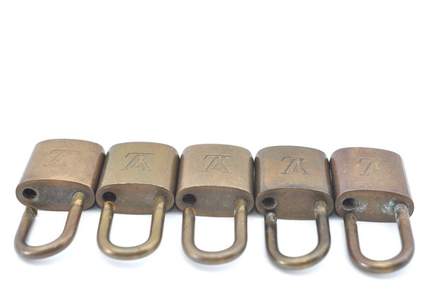 Authentic Louis Vuitton Padlock Gold 10Set LV K5883