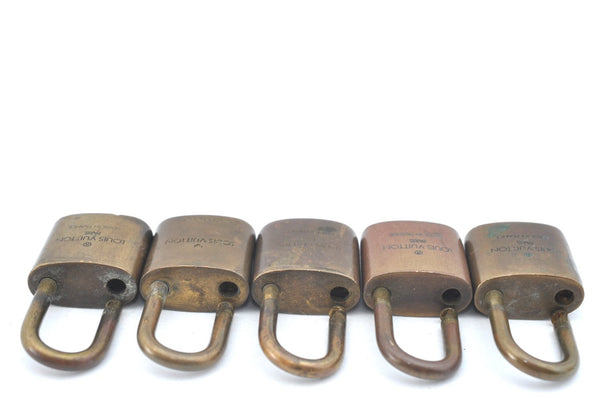 Authentic Louis Vuitton Padlock Gold 10Set LV K5883