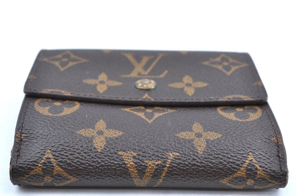 Authentic Louis Vuitton Monogram M61652 Porte Monnaie Billet Carte Credit K5886