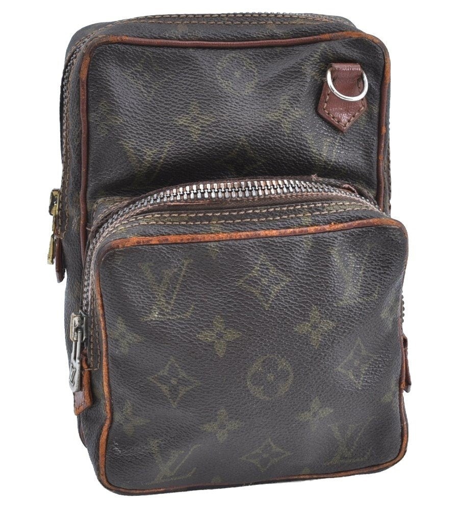 Authentic Louis Vuitton Monogram Mini Amazone Shoulder Bag Old Model Junk K5887