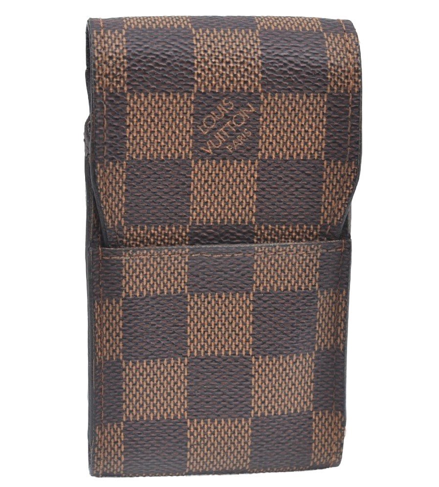 Authentic Louis Vuitton Damier Etui Cigarette Case N63024 LV K5889