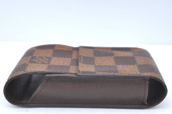 Authentic Louis Vuitton Damier Etui Cigarette Case N63024 LV K5889