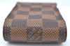 Authentic Louis Vuitton Damier Etui Cigarette Case N63024 LV K5889