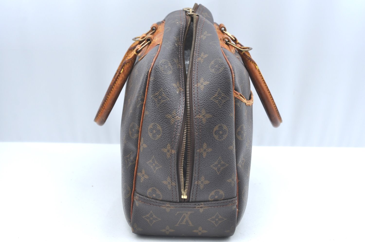 Authentic Louis Vuitton Monogram Deauville Hand Bag M47270 LV Junk K5891