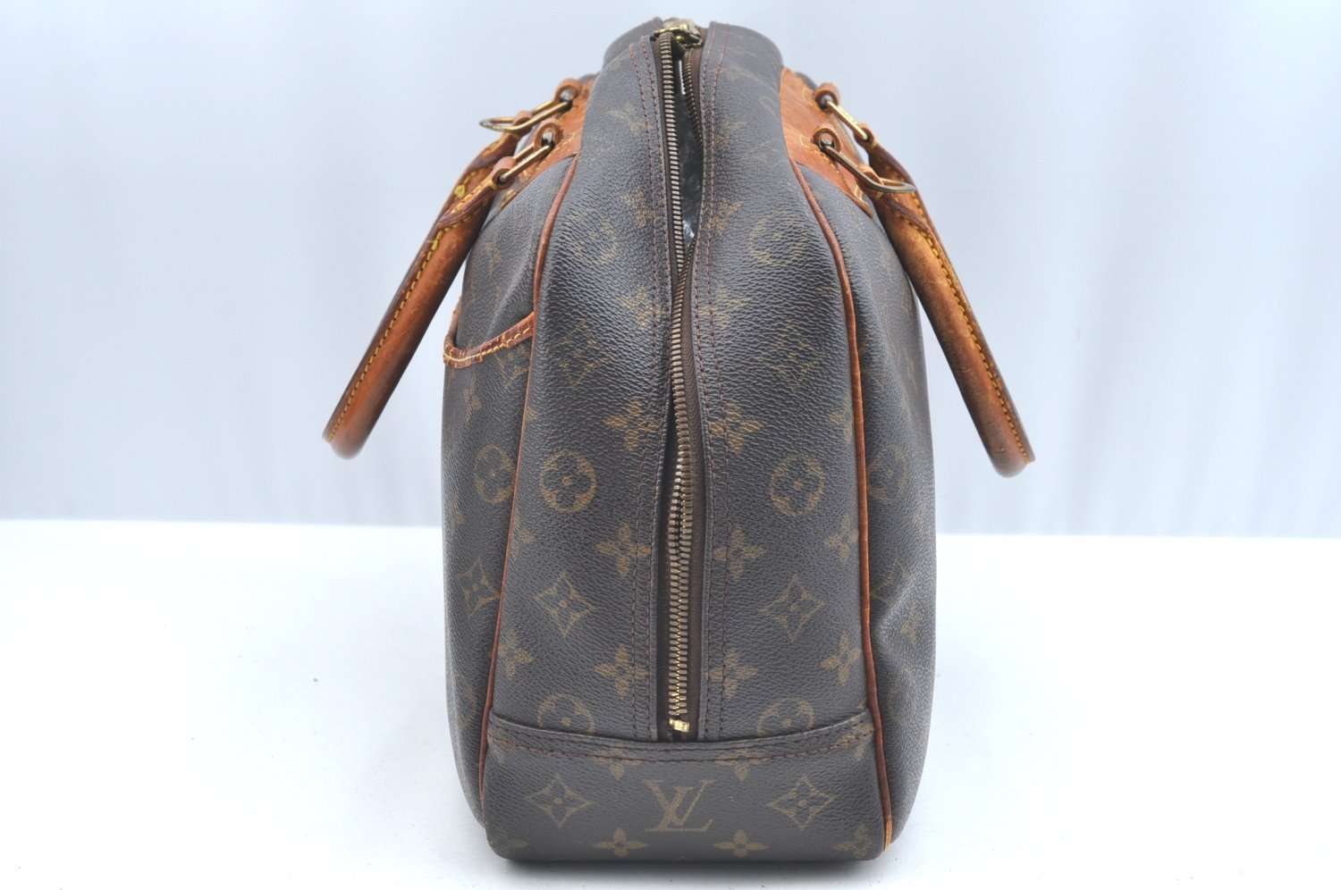Authentic Louis Vuitton Monogram Deauville Hand Bag M47270 LV Junk K5891