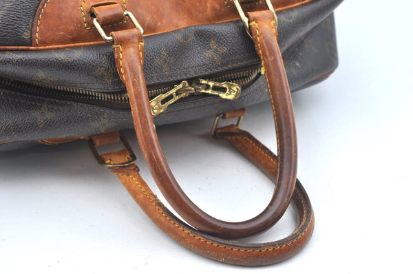 Authentic Louis Vuitton Monogram Deauville Hand Bag M47270 LV Junk K5891