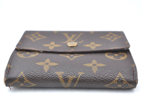 Authentic Louis Vuitton Monogram M61652 Porte Monnaie Billet Carte Credit K5893