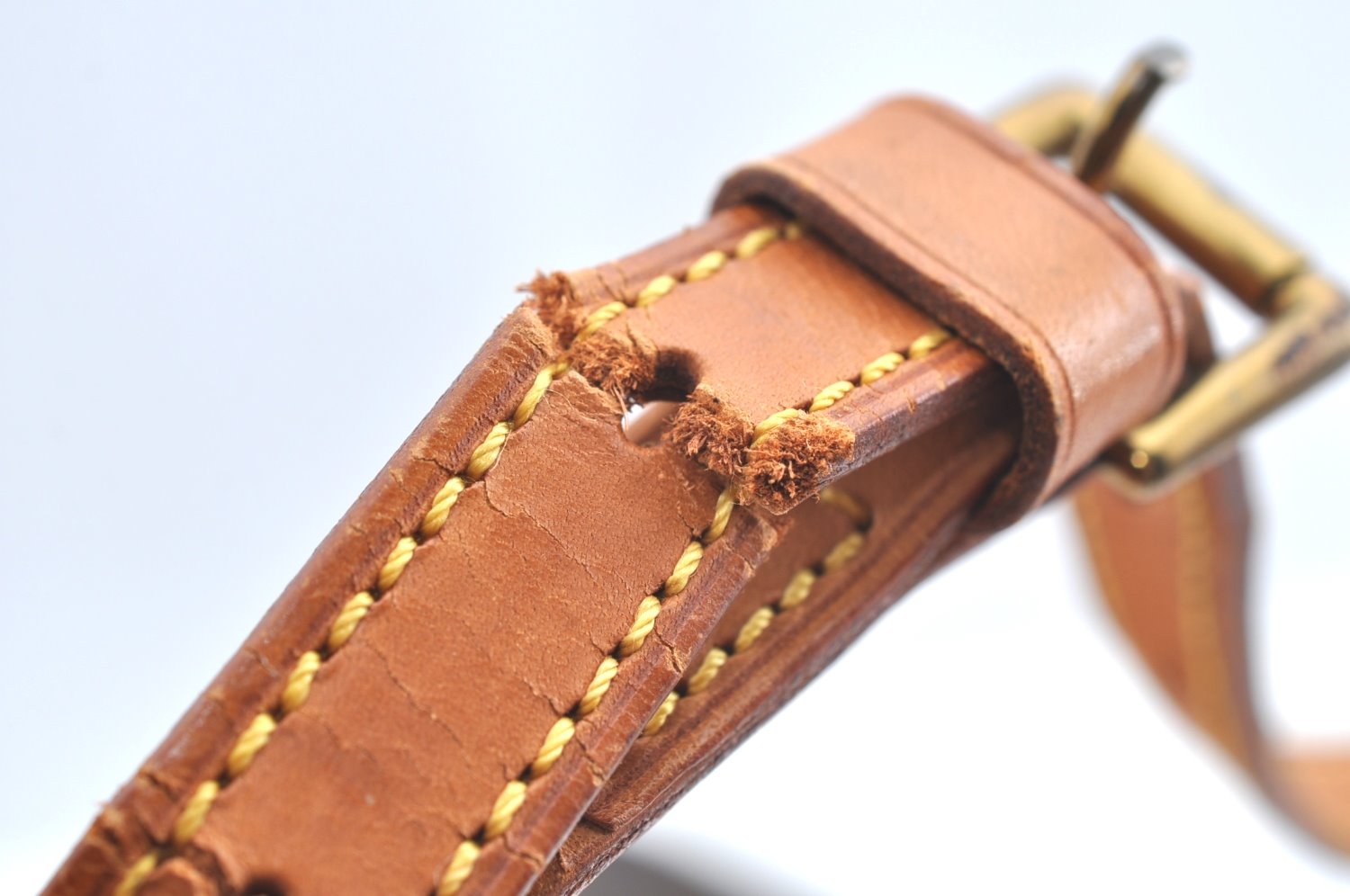 Auth Louis Vuitton Monogram Saint Cloud MM M51243 Shoulder Cross Bag Junk K5894