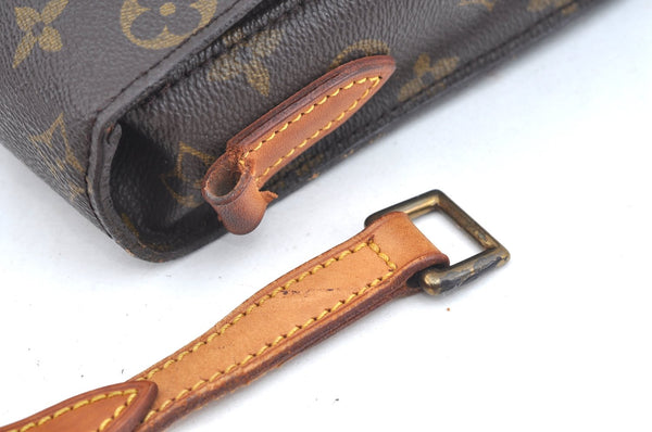 Auth Louis Vuitton Monogram Saint Cloud MM M51243 Shoulder Cross Bag Junk K5894