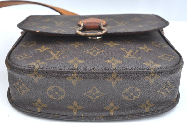 Auth Louis Vuitton Monogram Saint Cloud MM M51243 Shoulder Cross Bag Junk K5894