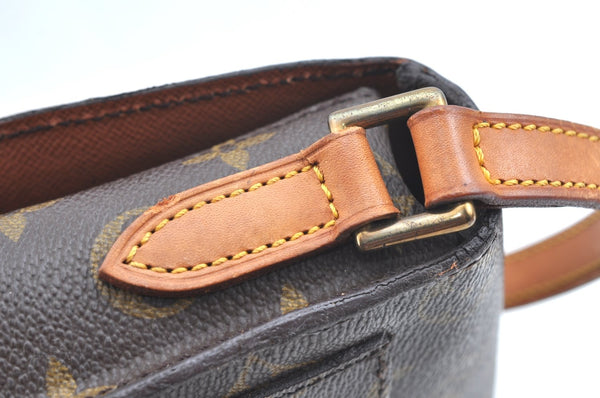 Auth Louis Vuitton Monogram Saint Cloud MM M51243 Shoulder Cross Bag Junk K5894